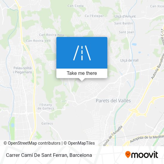 Carrer Camí De Sant Ferran map