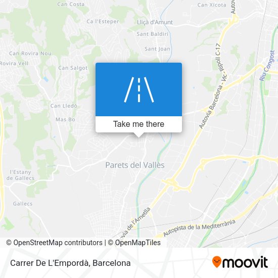 Carrer De L'Empordà map