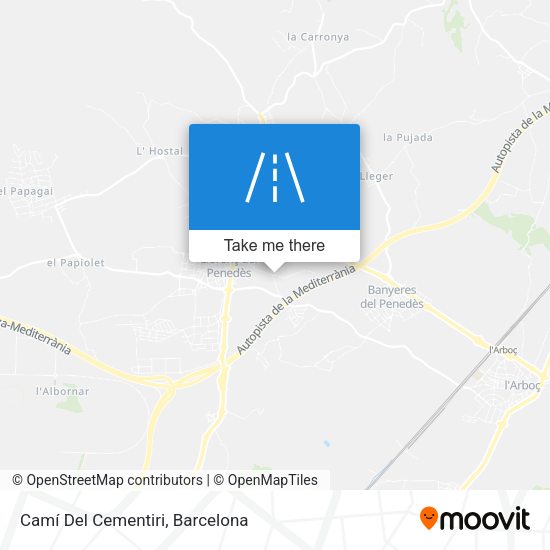 Camí Del Cementiri map