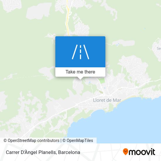 Carrer D'Àngel Planells map