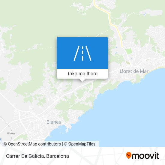 Carrer De Galícia map