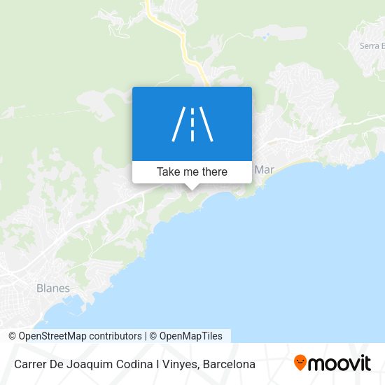 Carrer De Joaquim Codina I Vinyes map