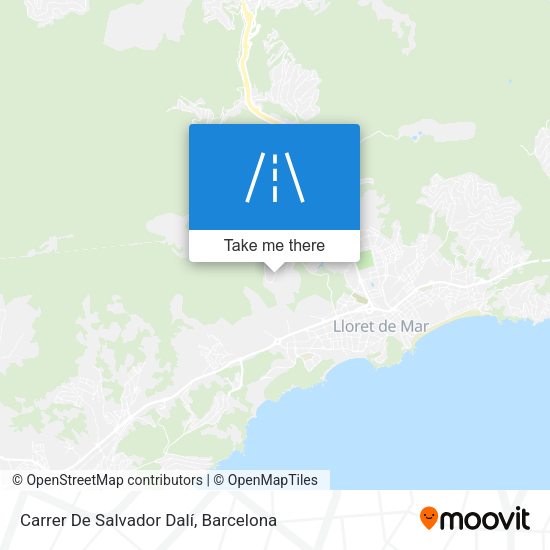 Carrer De Salvador Dalí map