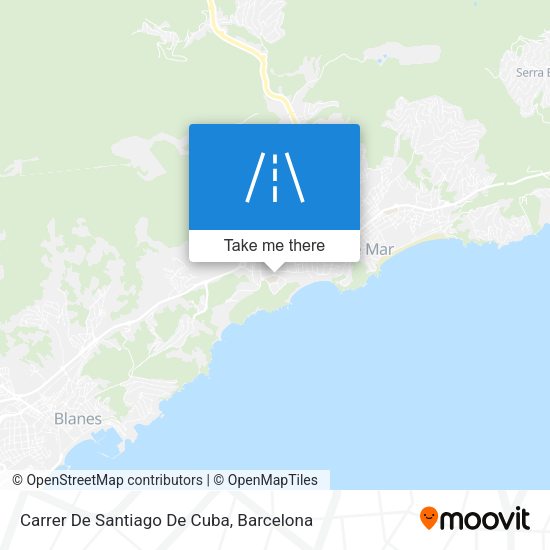Carrer De Santiago De Cuba map
