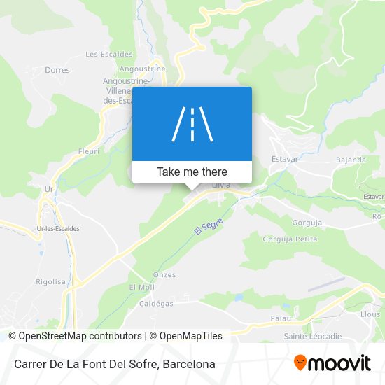 Carrer De La Font Del Sofre map