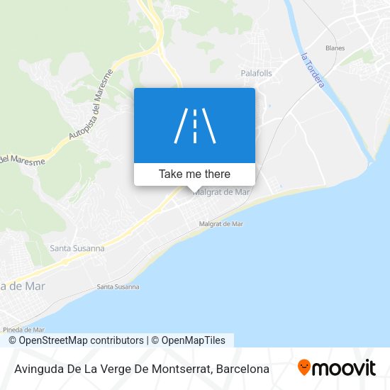 Avinguda De La Verge De Montserrat map