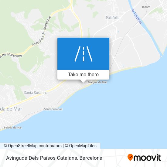 Avinguda Dels Països Catalans map