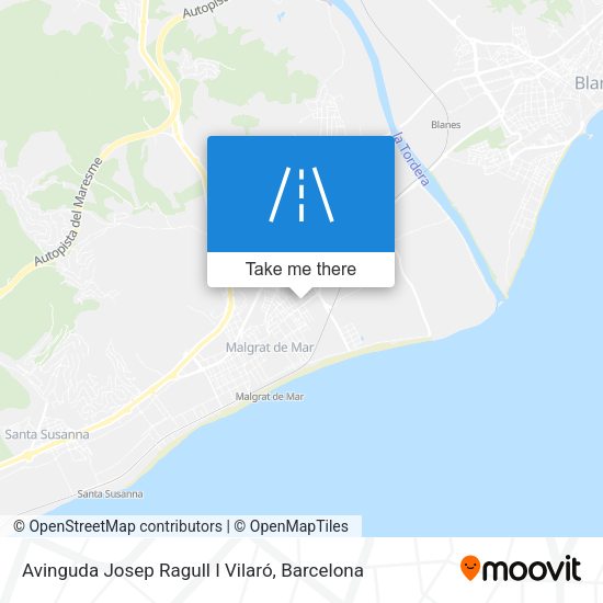 Avinguda Josep Ragull I Vilaró map