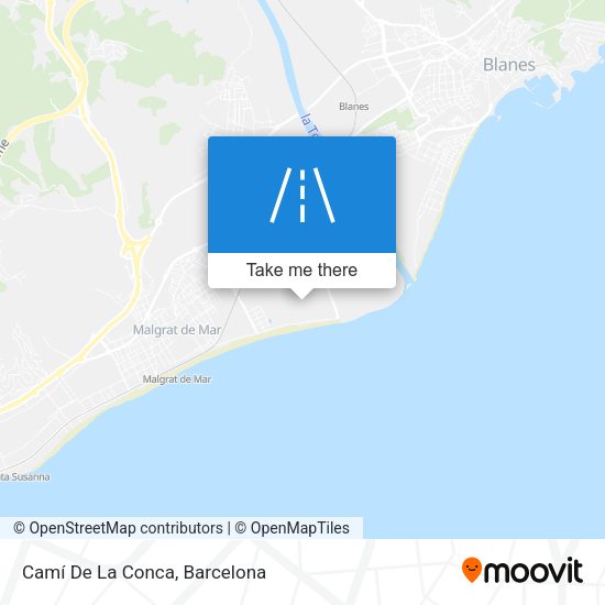 Camí De La Conca map