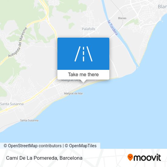 Camí De La Pomereda map