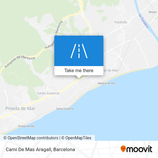 Camí De Mas Aragall map