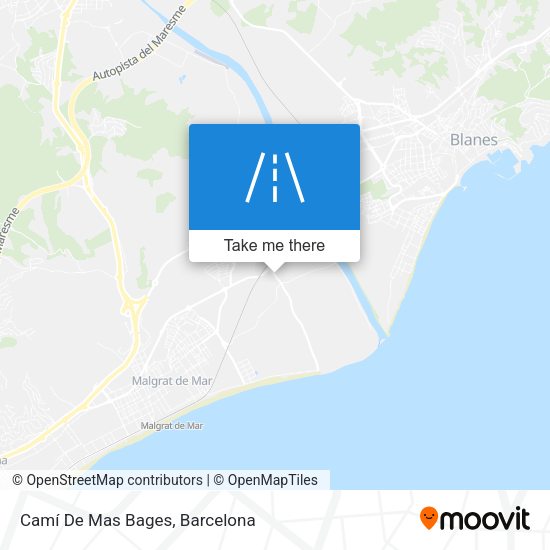 Camí De Mas Bages map