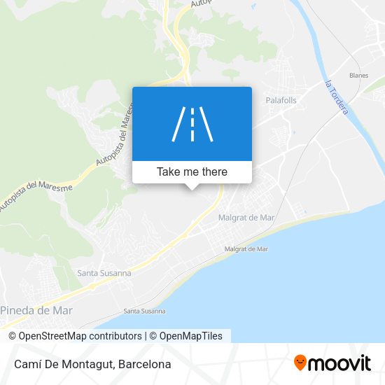 Camí De Montagut map