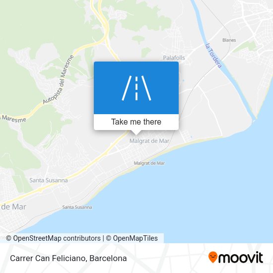 Carrer Can Feliciano map