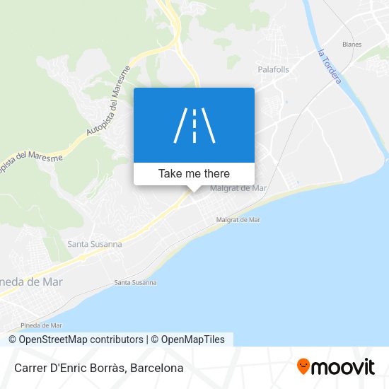 Carrer D'Enric Borràs map