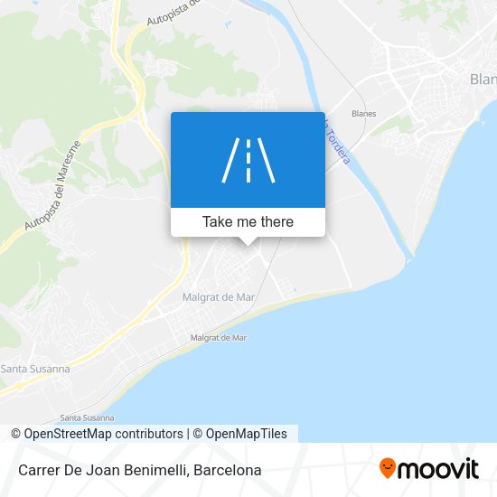 Carrer De Joan Benimelli map