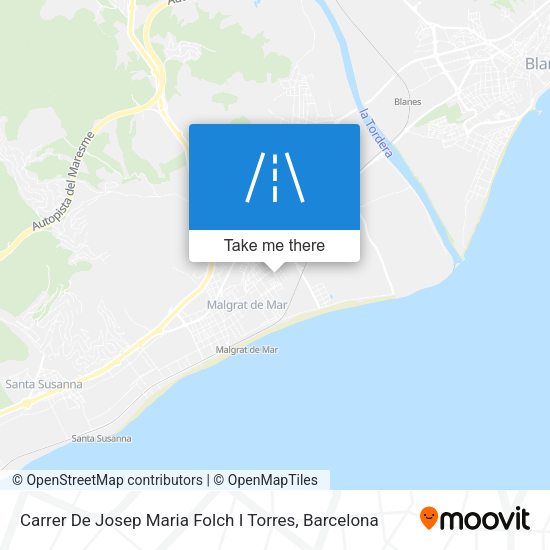 Carrer De Josep Maria Folch I Torres map