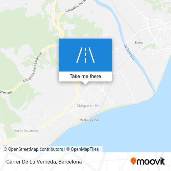 Carrer De La Verneda map
