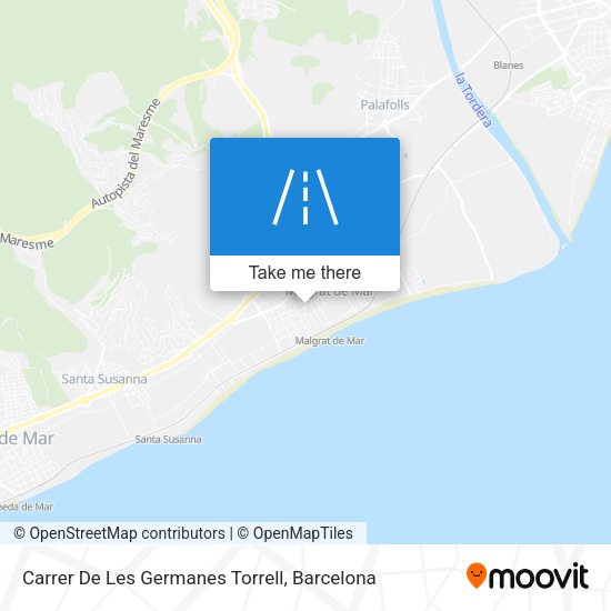 Carrer De Les Germanes Torrell map
