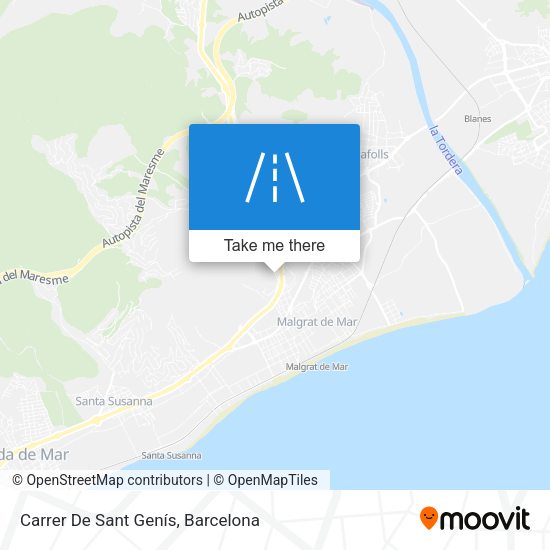 Carrer De Sant Genís map