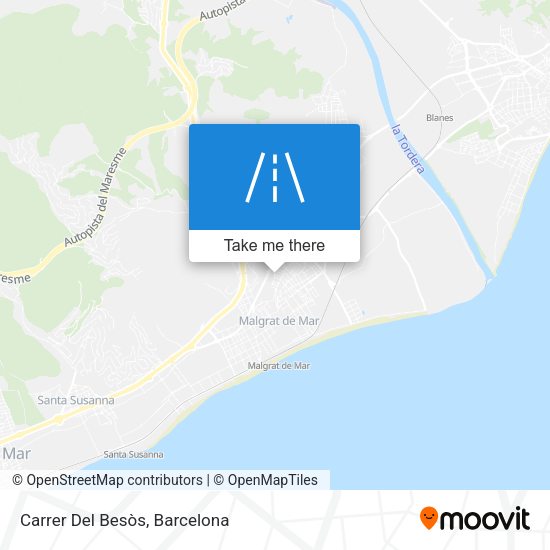 Carrer Del Besòs map