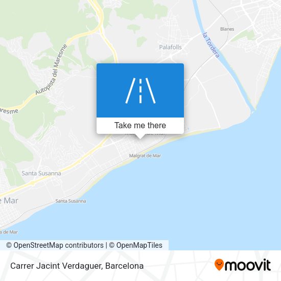 Carrer Jacint Verdaguer map