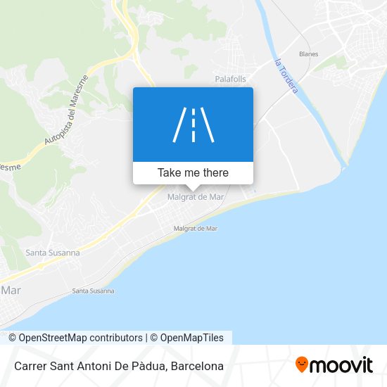 Carrer Sant Antoni De Pàdua map