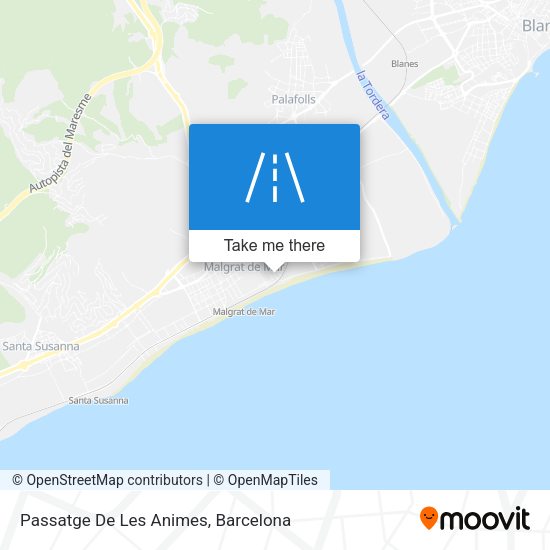 Passatge De Les Animes map