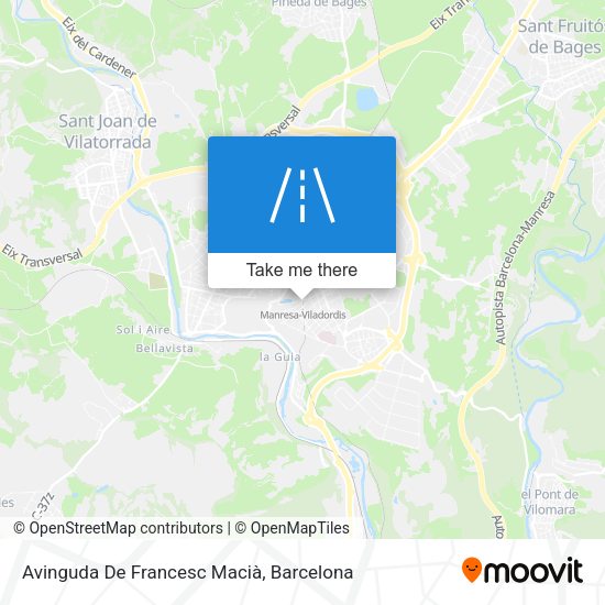 Avinguda De Francesc Macià map