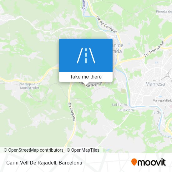 Camí Vell De Rajadell map