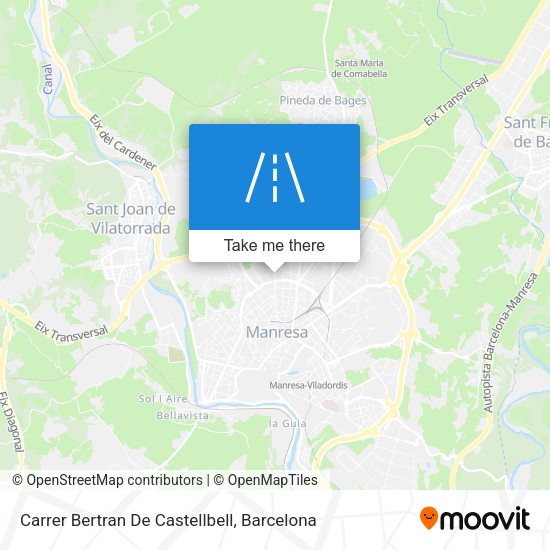 Carrer Bertran De Castellbell map