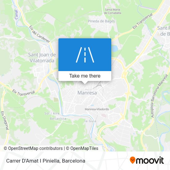 Carrer D'Amat I Piniella map