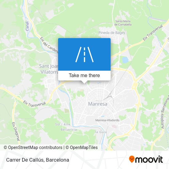Carrer De Callús map