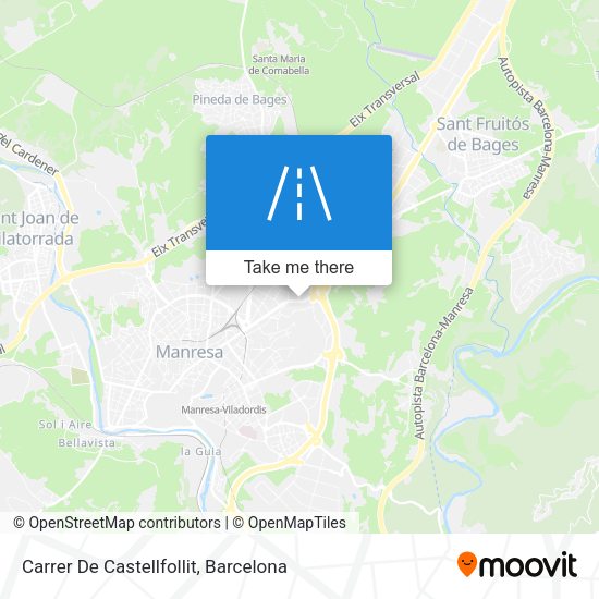 Carrer De Castellfollit map