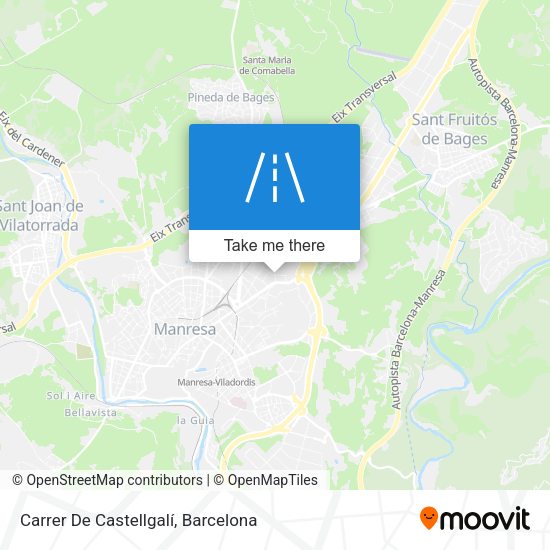 Carrer De Castellgalí map