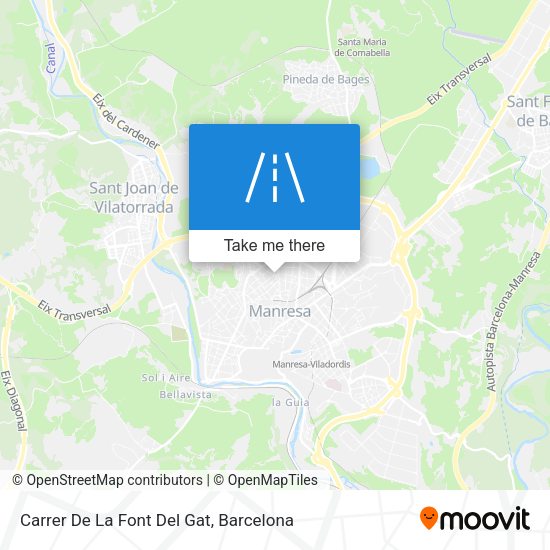 Carrer De La Font Del Gat map