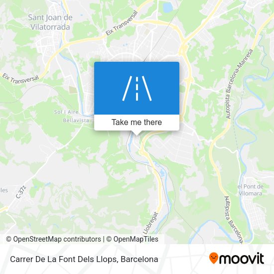 Carrer De La Font Dels Llops map
