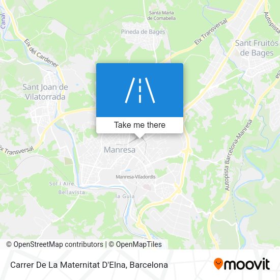 Carrer De La Maternitat D'Elna map