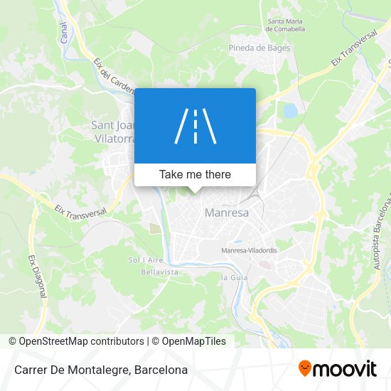 Carrer De Montalegre map