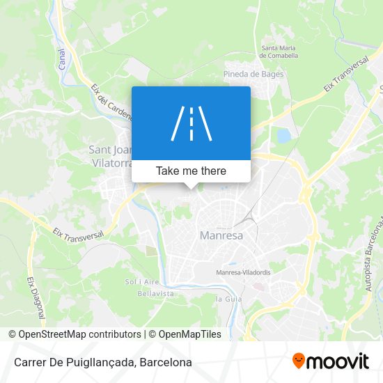 Carrer De Puigllançada map