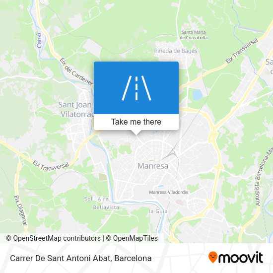 Carrer De Sant Antoni Abat map