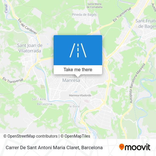 Carrer De Sant Antoni Maria Claret map