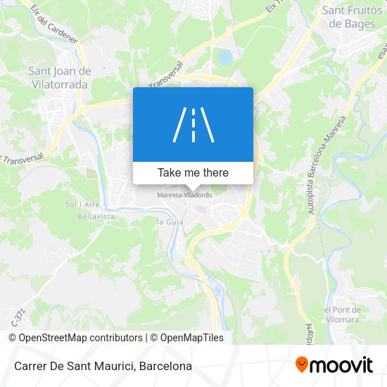 Carrer De Sant Maurici map