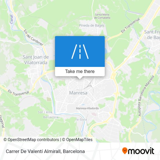 Carrer De Valentí Almirall map