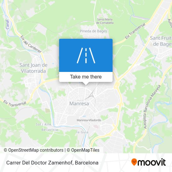 Carrer Del Doctor Zamenhof map