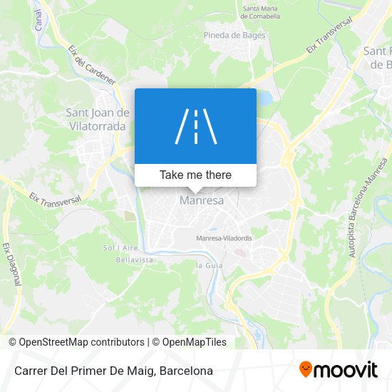 Carrer Del Primer De Maig map
