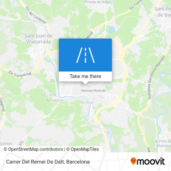 mapa Carrer Del Remei De Dalt