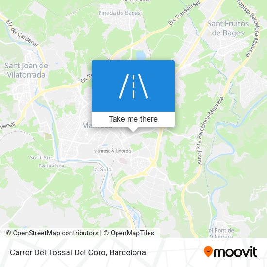 Carrer Del Tossal Del Coro map