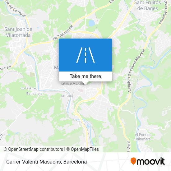 Carrer Valentí Masachs map