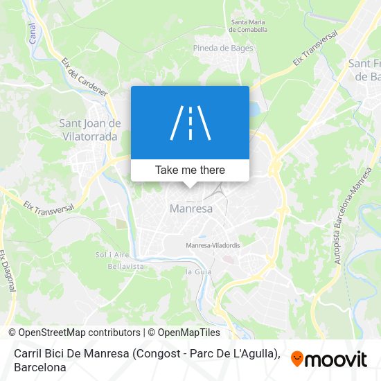 Carril Bici De Manresa (Congost - Parc De L'Agulla) map